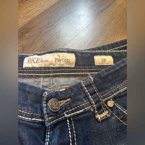 BKE Dark Blue Boot Cut Jeans Payton classic neutralist boot cut minimalist - Picture 5 of 11